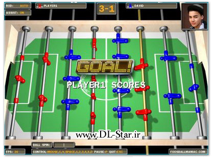 بازی فوتبال دستی برای کامپیوتر Foosball Maniac 1.jpg (421×320)
