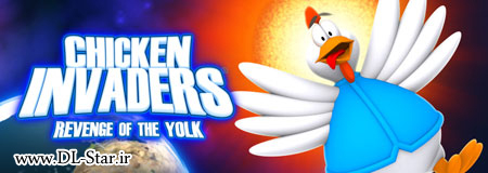 دانلود بازی بسیار محبوب و پرطرفدار Chicken Invaders 3 Revenge of the Yolk.jpg (450×160)